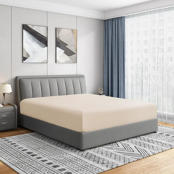 Fashionable Cathay Home Twin Fitted Sheet Sustainable
