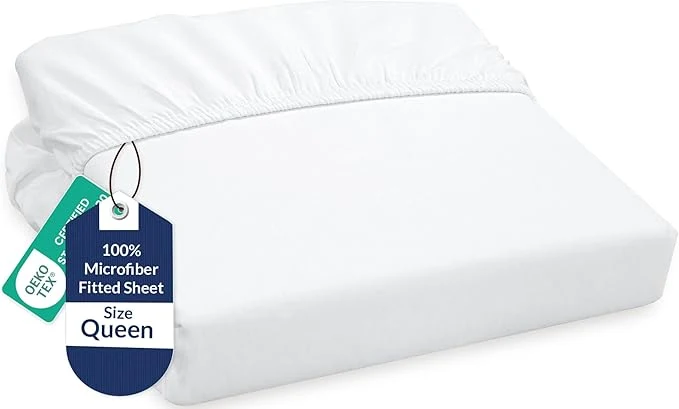 Long-Lasting Royale Linens Fitted Sheet Queen Prestigious