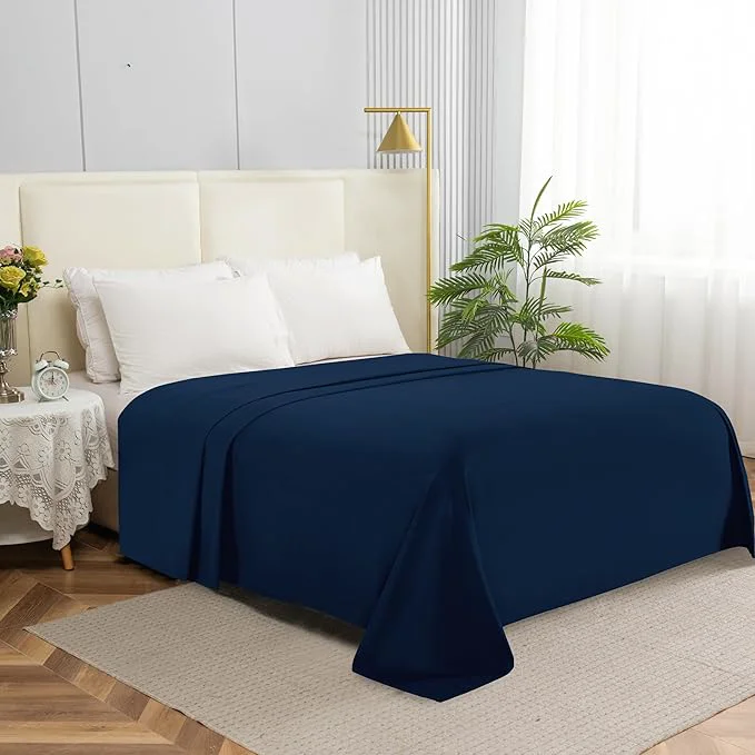 Top-Quality Elegant Comfort Premium Hotel Quality 1-Piece Flat Sheet Luxury Softest 1500 Clean