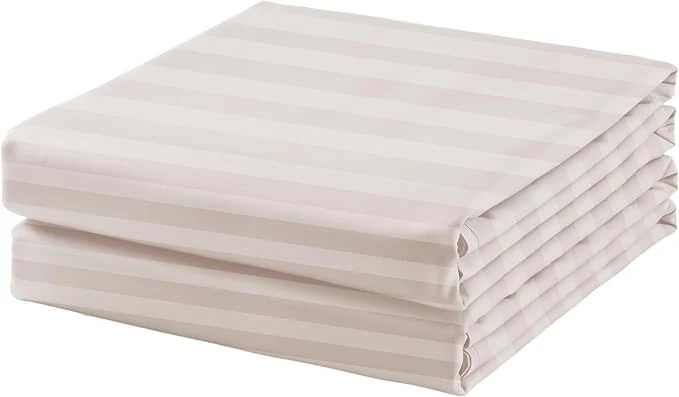 Specialty 2-Pack Cotton TwinXL Flat Sheet Only 600 Thread Count Egyptian Cotton Top Crafted