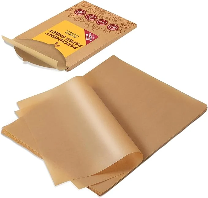 Modern Katbite 120Pcs 8×12 inches Parchment Paper Sheets Heavy Duty Unbleached Baking Relaxed