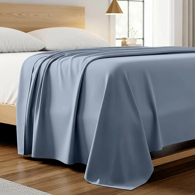 Specialty Mellanni King Size Flat Sheet Organic