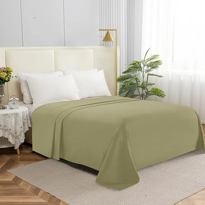 High-Grade Elegant Comfort Premium Hotel Quality 1-Piece Flat Sheet Luxury Softest 1500 Convenient
