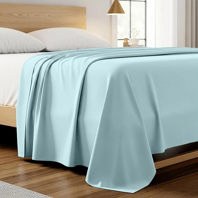 Trendy Mellanni Twin Size Flat Sheet Superior