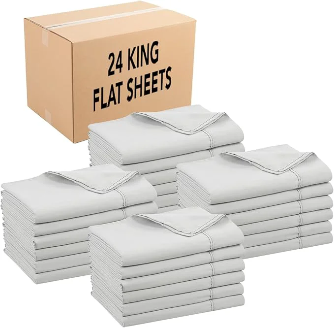 Relaxed Arkwright Bulk King Flat Sheets Advanced