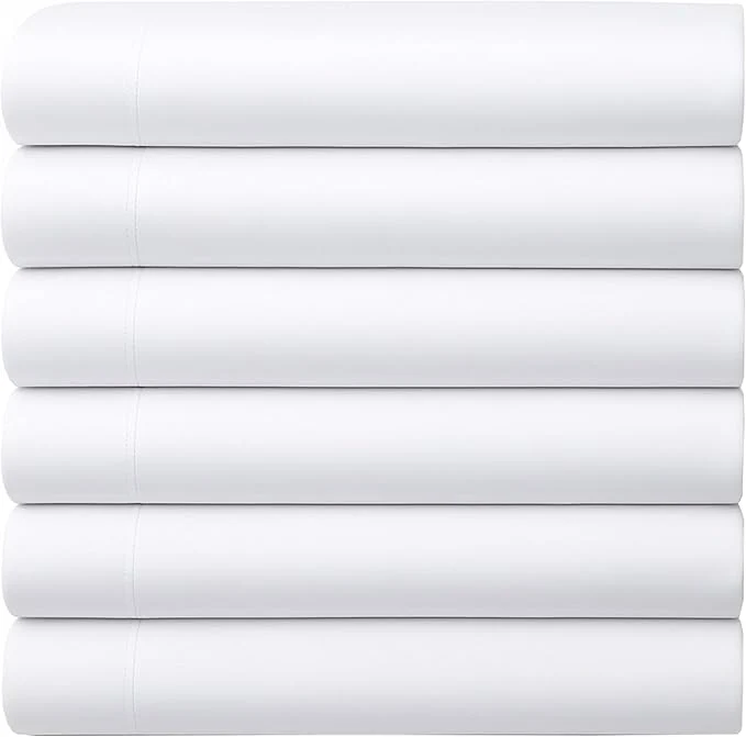 Versatile GOLD TEXTILES Twin Flat Sheet 12 Pack – Brushed Microfiber Top Sheets Efficient