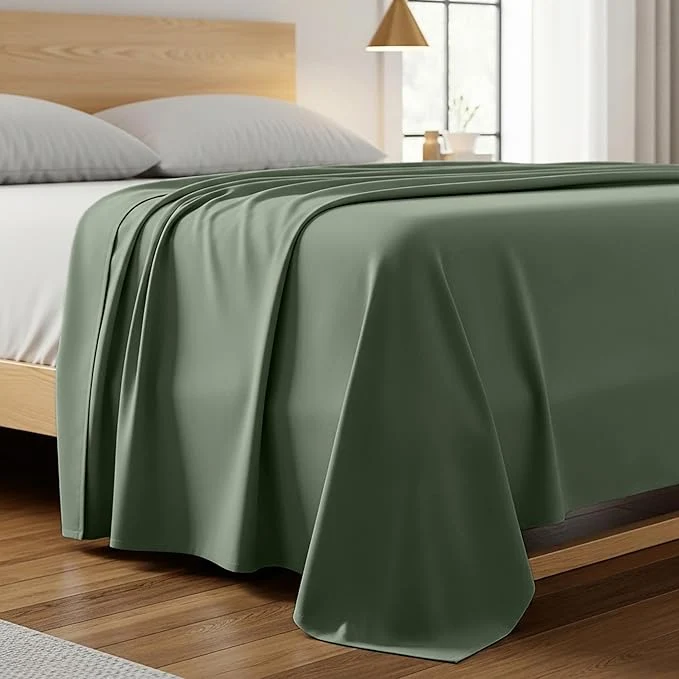 Classic Mellanni Queen Size Flat Sheet Long-Lasting