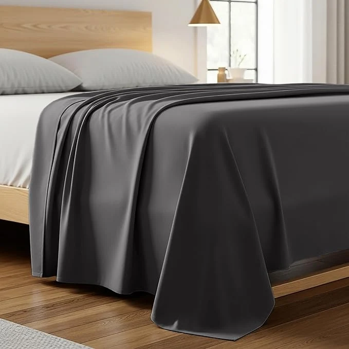 Responsible Mellanni Queen Size Flat Sheet Sustainable
