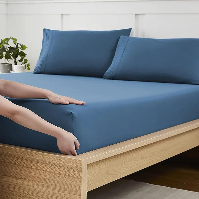 Contemporary King Size Fitted Sheet Only Smart