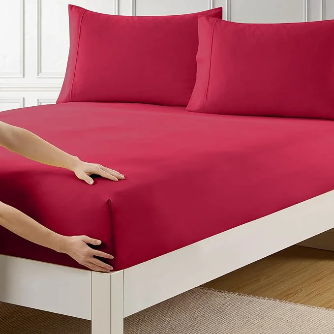 Convenient Full Size Fitted Sheet Only Sustainable
