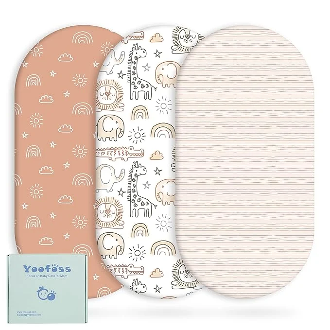 User-Friendly Yoofoss Bassinet Sheets for Baby Baby Delight Angelbliss Soft Breathable Enhanced