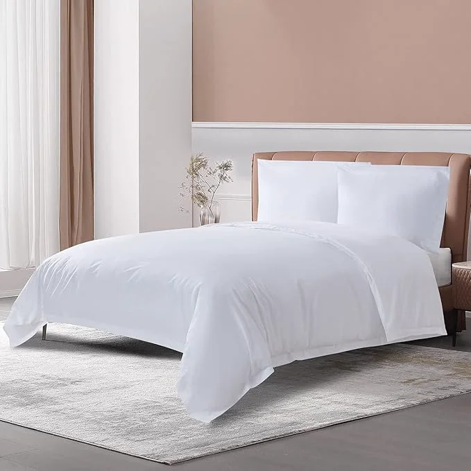 Long-Lasting THE COTTON SILK® Luxury Long-Staple Cotton Duvet Cover Set Outstanding
