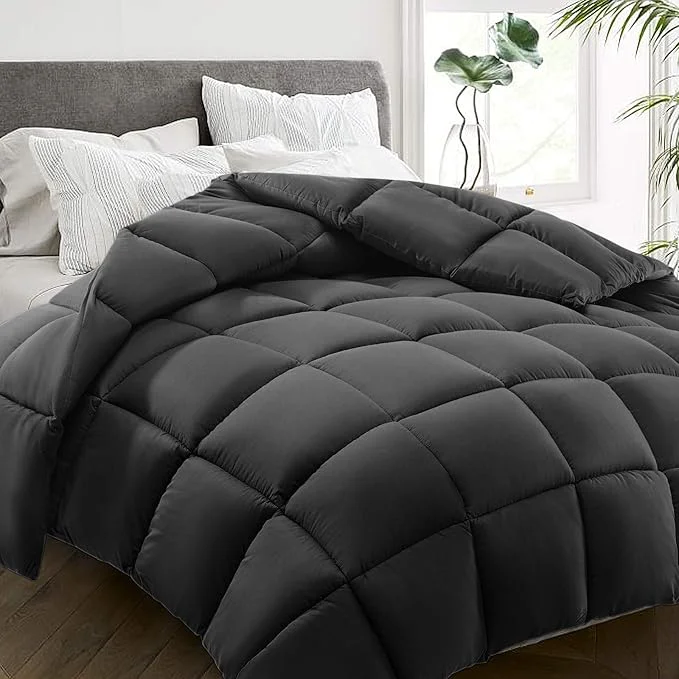 Enhanced HYLEORY Queen Comforter All Season Down Duvet Insert Cooling High-Performance