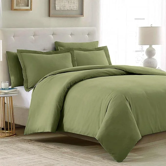 Modern Mellanni Duvet Cover Set Organic