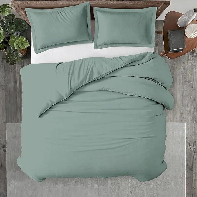 Versatile Kotton Culture 120 x98 3 Pc Oversized King Duvet Cover Set Egyptian Cotton Classic