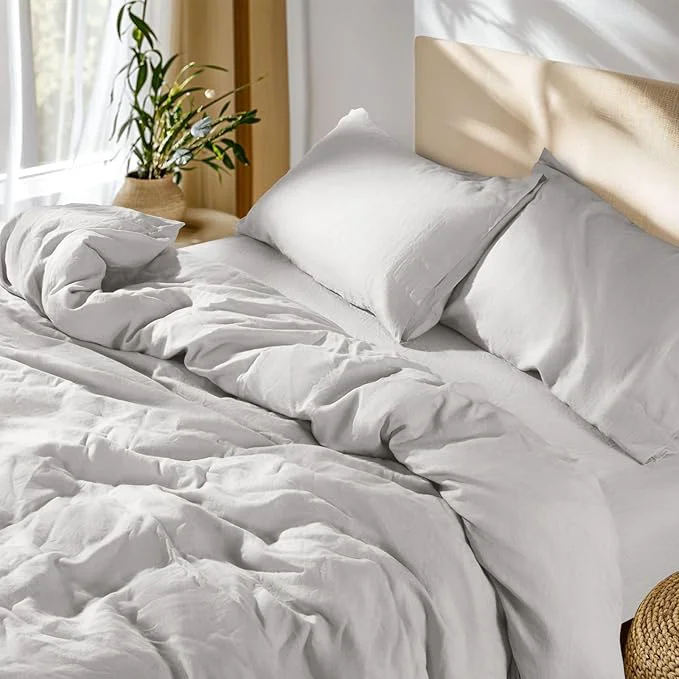 Fine SONORO KATE French Linen Duvet Cover Soft Breathable User-Friendly