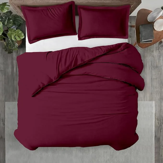 Clean Kotton Culture 3 Pc 120 x120 Duvet Cover Set Super King Plus Super Oversize Advanced