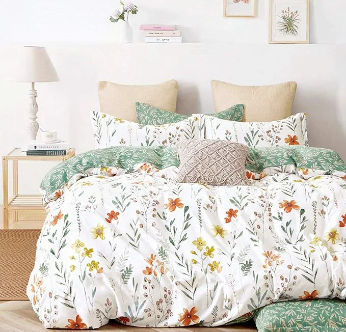 Long-Lasting SLEEPBELLA Duvet Cover Set 600 Thread Count Cotton Bedding Set Elegant