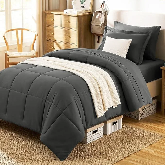 Quality CozyLux Twin Comforter Set Premium Material