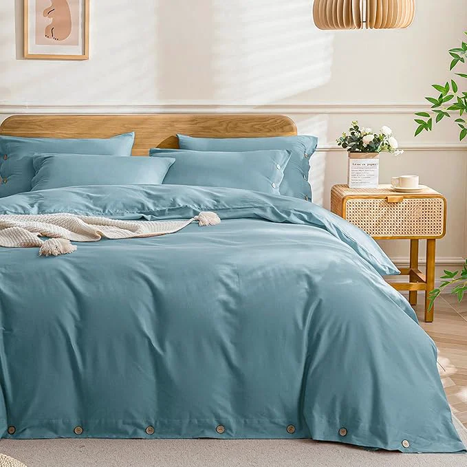 Classic JELLYMONI Cotton Duvet Cover Cal King Size Enhanced