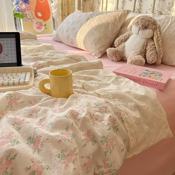 Responsible mixinni Vintage Floral Duvet Cover Set Carefully Designed