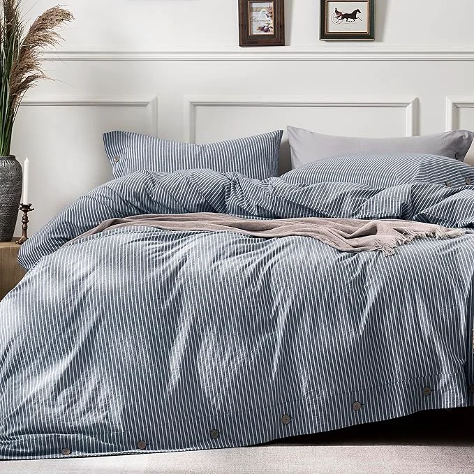 Efficient JELLYMONI Cotton Duvet Cover Full Size Classic
