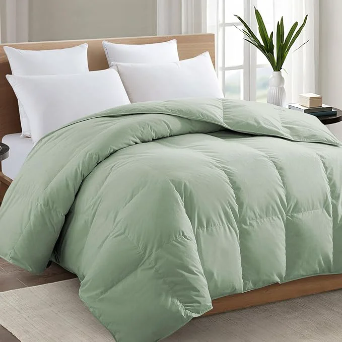 Classic TEXARTIST Premium 2100 Series Queen Comforter All Season Breathable Sage Green Artisan