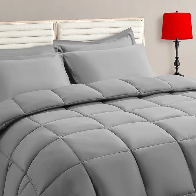 Unique TAIMIT Grey King Size Comforter Set Organic