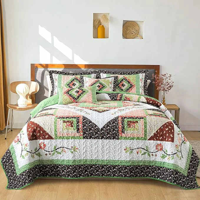 Carefully Designed BEDIFANY Queen Size Quilt Set Powerful