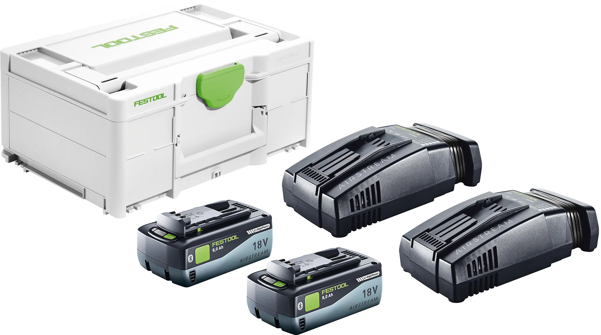 Fast Festool 577328 Energy Set SYS 18V 2×8.0 2xSCA16 Casual