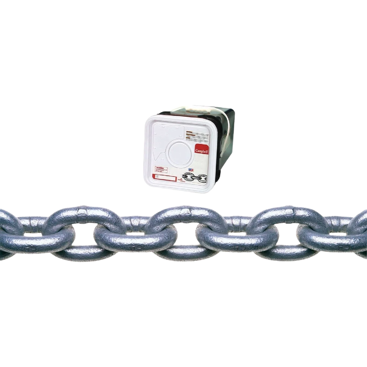 Premium Campbell 1 4 In. 100 Ft. Galvanized Low-Carbon Steel Coil Chain Professional