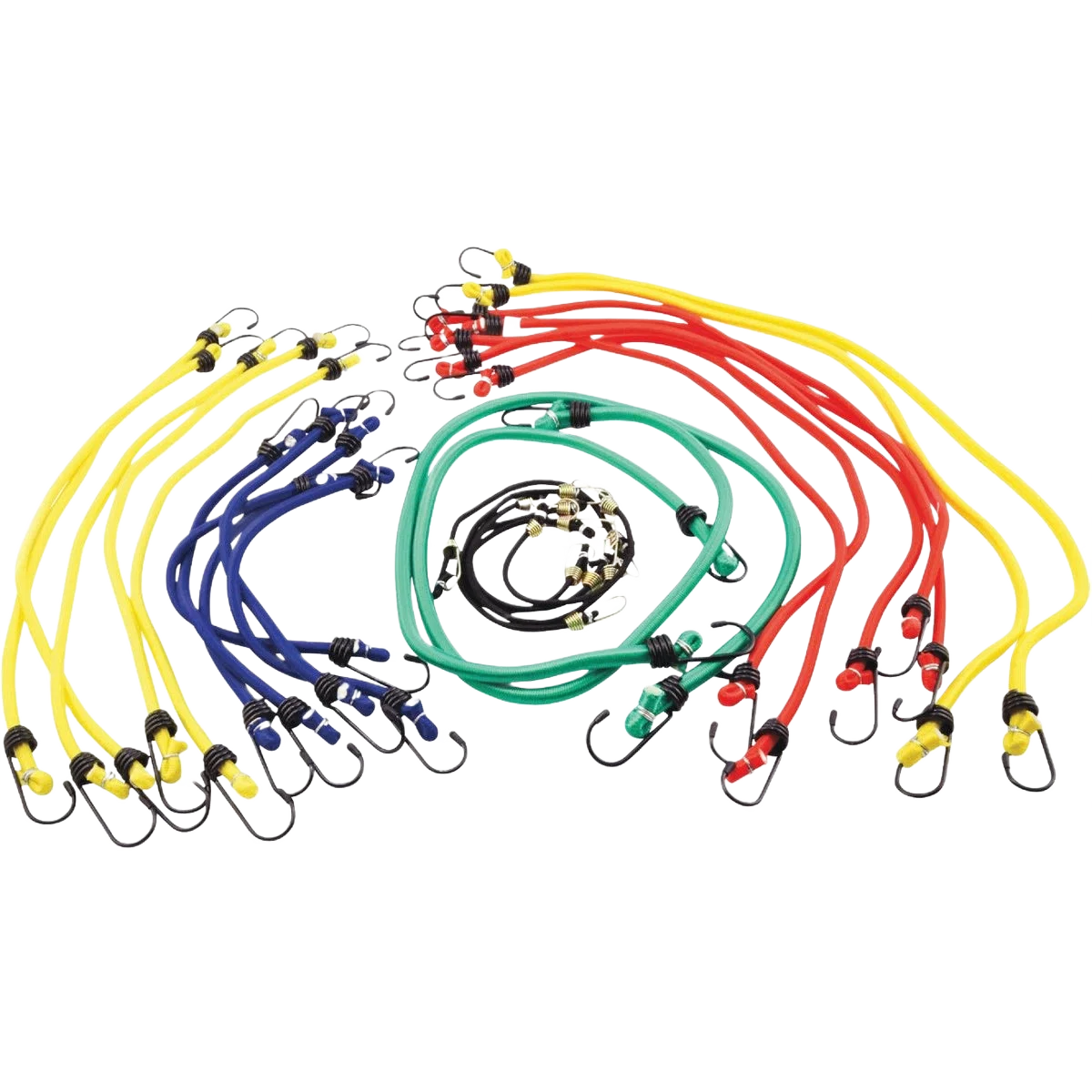 Innovative Erickson 25-Piece Bungee Assortment In A Jar Versatile