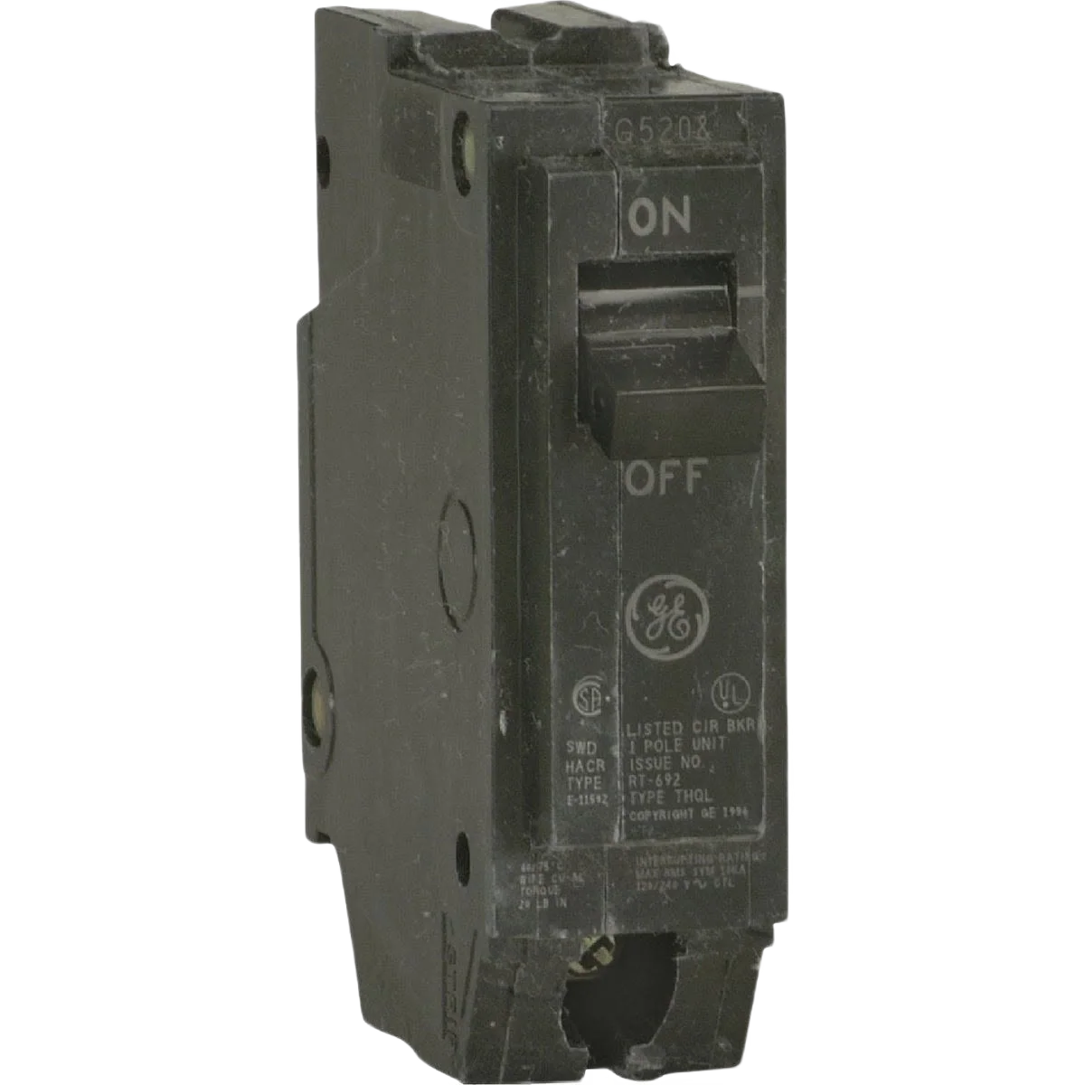 Verified GE THQL 30A Single-Pole Standard Circuit Breaker Environmentally Friendly