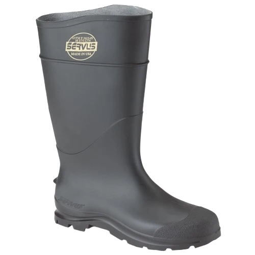 Practical Norcross Men’s Black Safety Servus Rubber Boots Size 7 Efficient