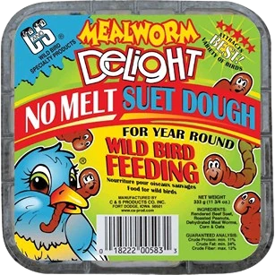 Specialty C S Mealworm Delight Suet Dough 11.75 oz. Top-Quality