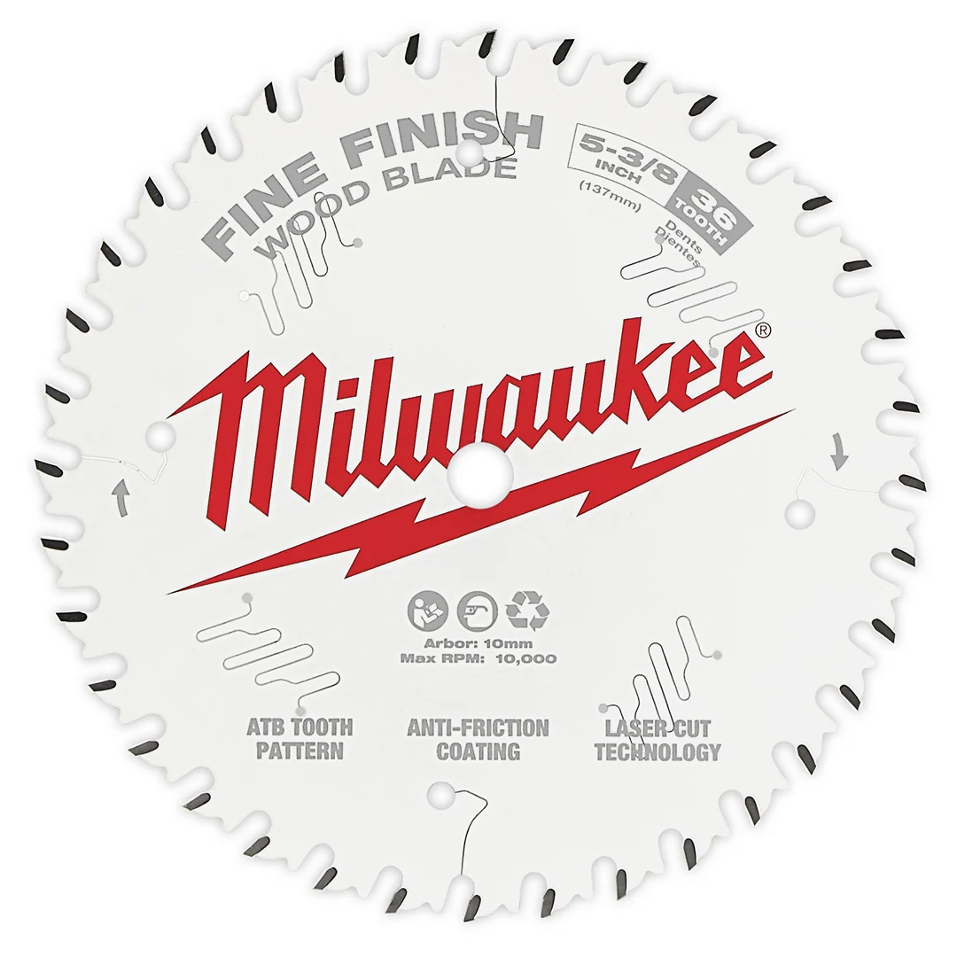 Enhanced Milwaukee 5-3 8 36T Fine Finish Circular Saw Blade Contemporary