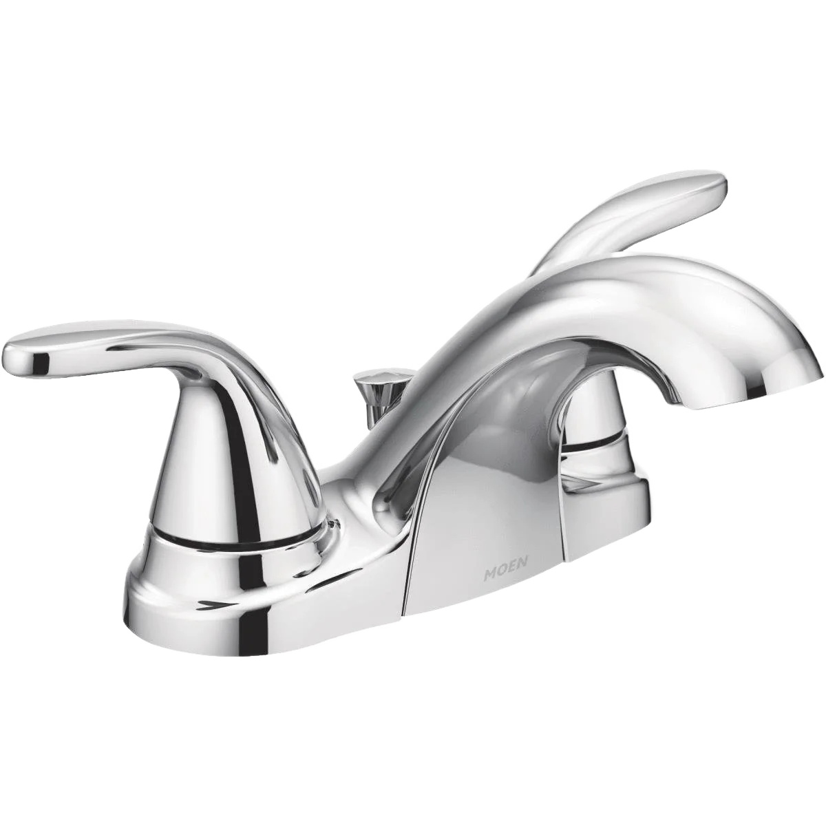 Professional Moen Adler Chrome Two Handle Low Arc Bathroom Faucet Official