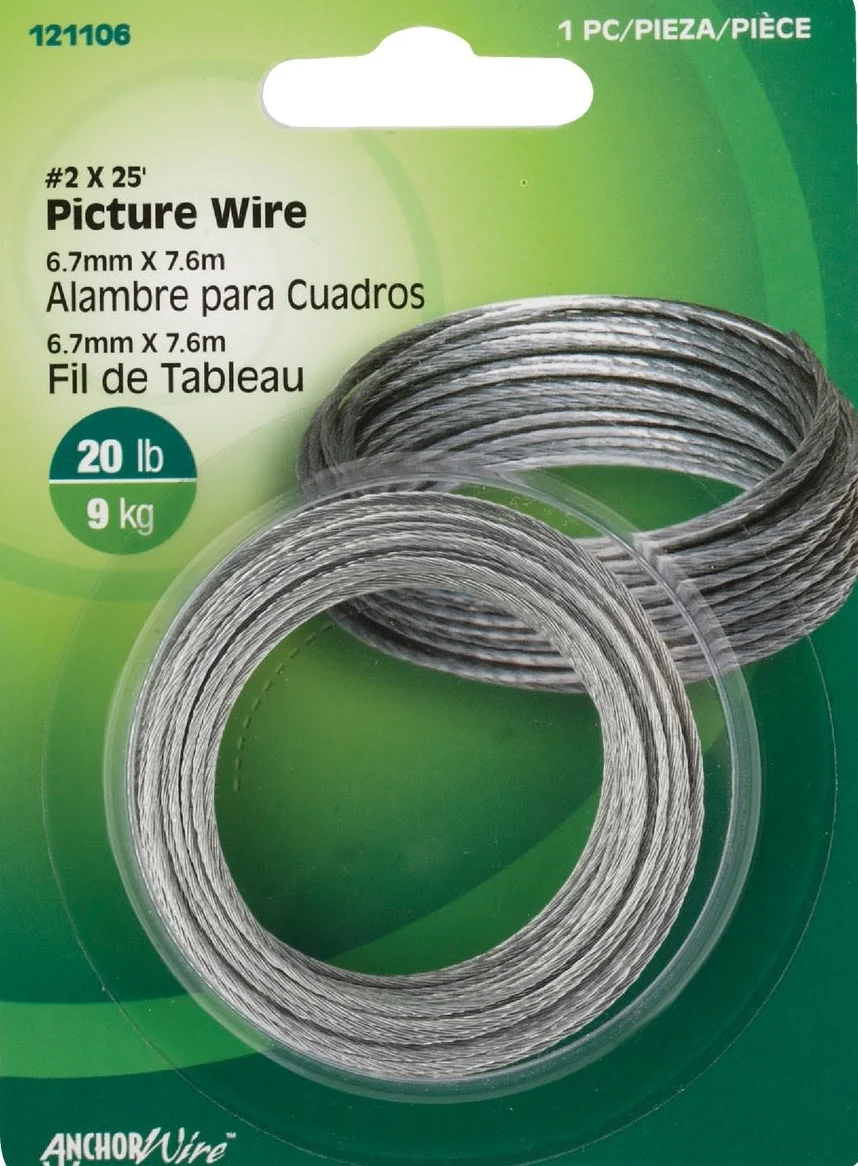 Crafted Hillman 20 Lb. Capacity 25 Ft. Picture Wire Unique