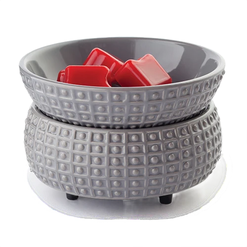 Stylish Candle Warmers Slate Candle 2-In-1 Classic Wax Melts Or Candle Warmer Contemporary