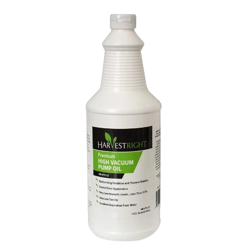 Eco-Friendly Harvest Right Vacuum Pump Oil 1 qt. Proven