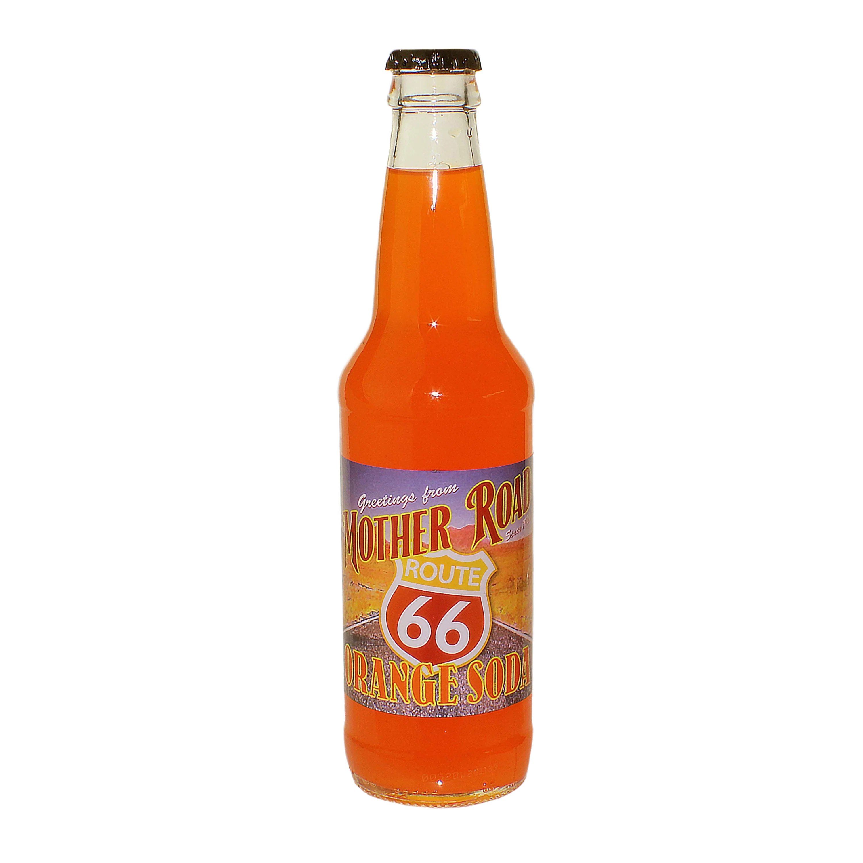Fast Mother Road Route 66 Orange Soda 12 oz. Smart