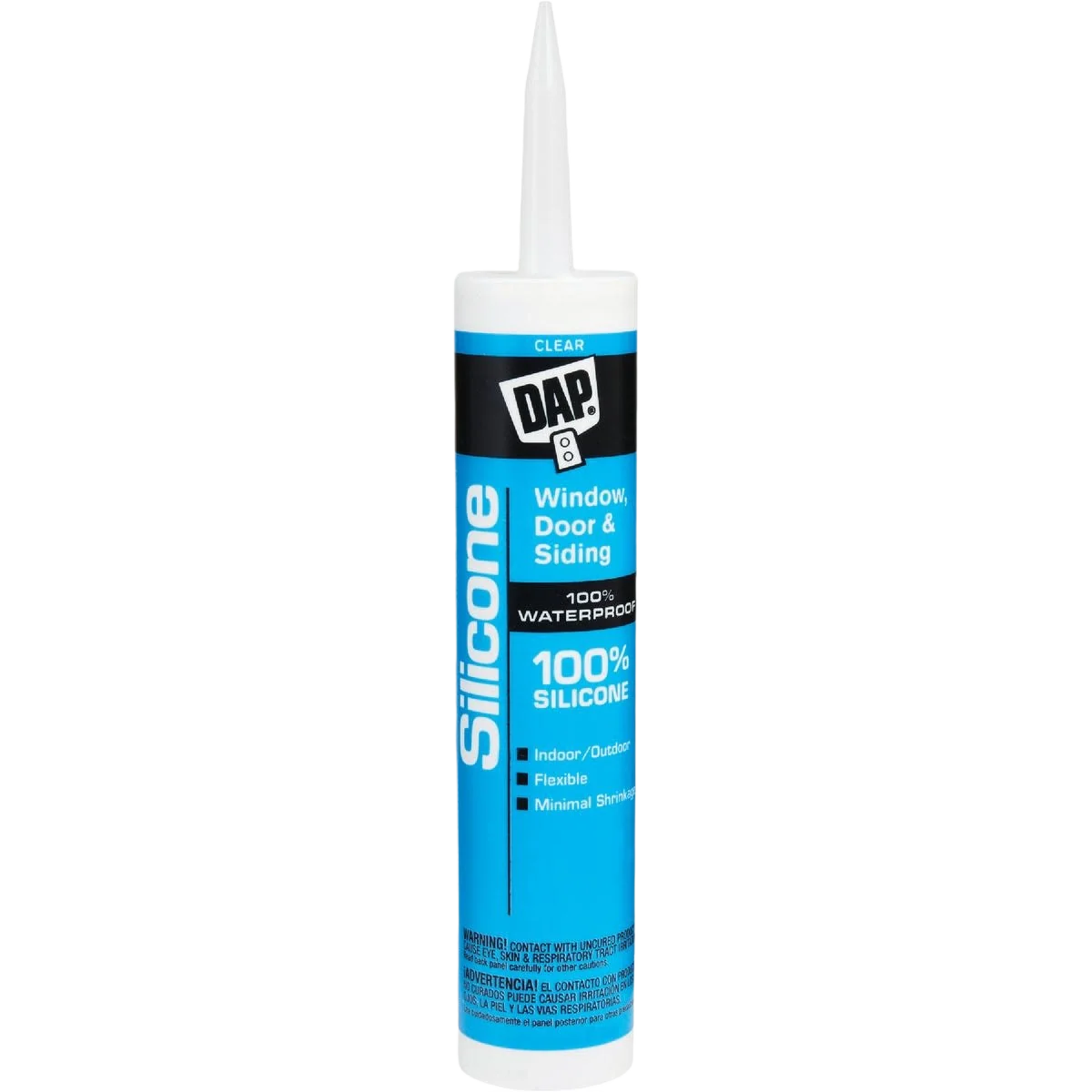 Durable DAP Silicone Clear Window Door Siding Sealant 9.8 oz. Prestigious