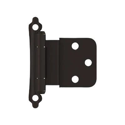 Smooth Amerock 3 8 Inset Self-Closing Face Mount Oil-Rubbed Bronze Cabinet Hinge Smart