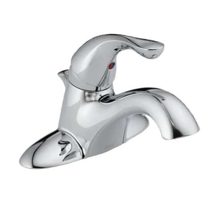 Innovative Delta Classic Chrome Single Handle Centerset Bathroom Faucet Contemporary