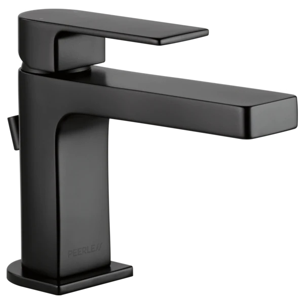 Smooth Peerless Xander Single Handle Bathroom Faucet Matte Black Traditional