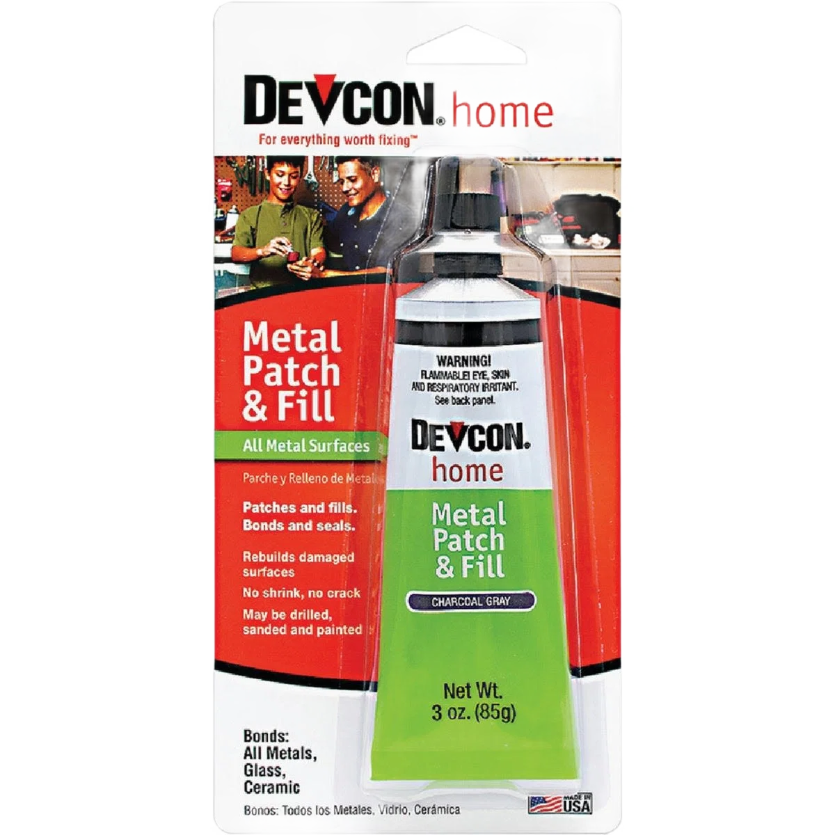 Eco-Friendly Devcon Metal Patch Fill Compound 3.5 oz. Environmentally Friendly