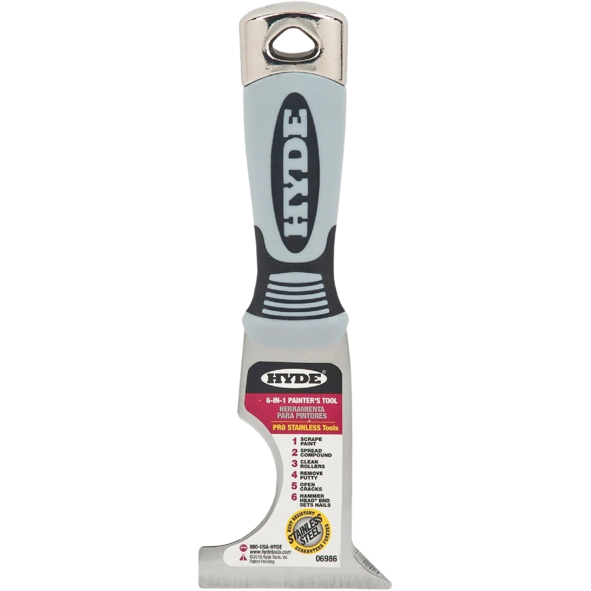 Organic Hyde Pro Stainless 6-In-1 Multi-Purpose Painter’s Tool Specialty
