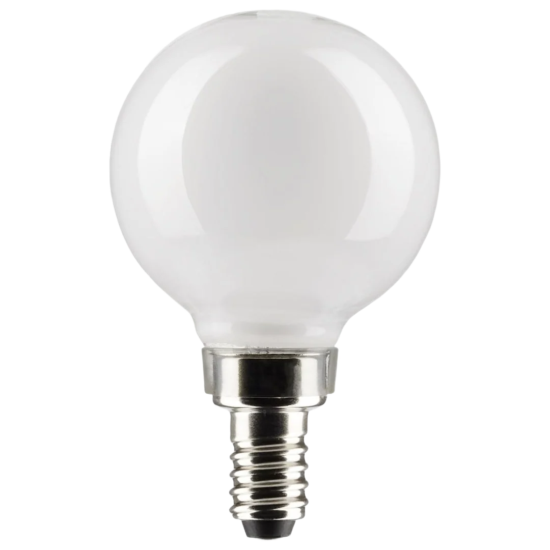 Quality Satco 4.5 Watt White Candelabra Base 2700K Light Bulb World-Class