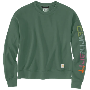 Responsible Carhartt Women’s 3XL Frosted Balsam TENCEL trade Fiber Sleeve Graphic Sweatshirt User-Friendly