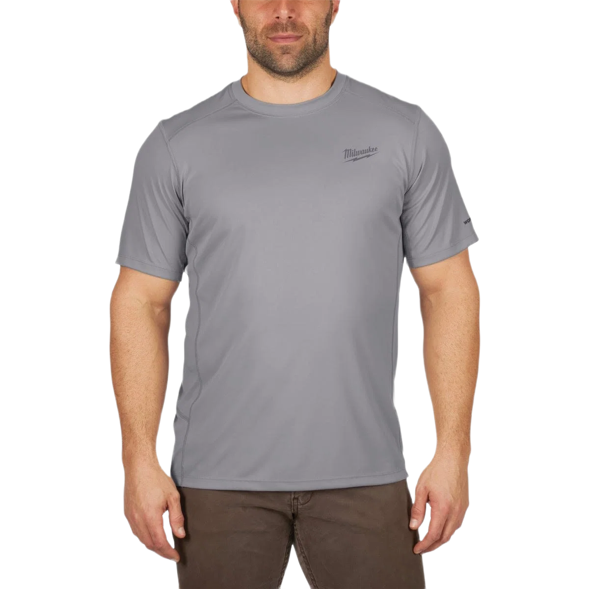 Consistent Milwaukee WORKSKIN™ Men’s 2XL Gray Lightweight Performance Shirt Safe